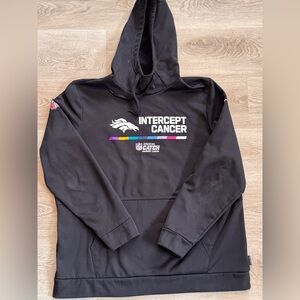 Nike Black Denver Broncos NFL Crucial Catch Therma Performance Pullover Hoodie